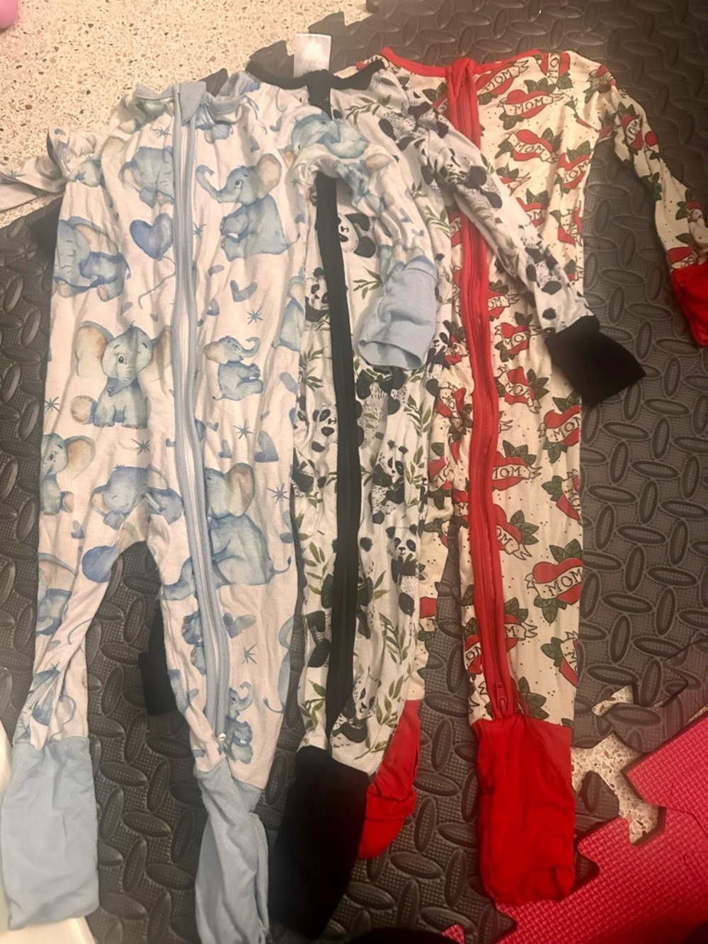 Baby sleeper bundle. Double Zip & convertible footie.